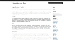 Desktop Screenshot of blog.hipporemote.com